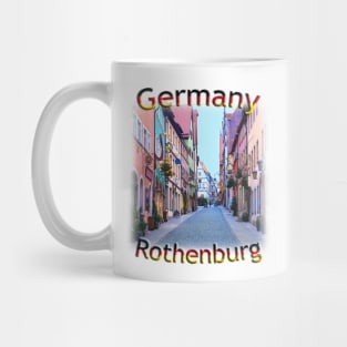 Germany - Rothenburg ob der Tauber streetscape Mug